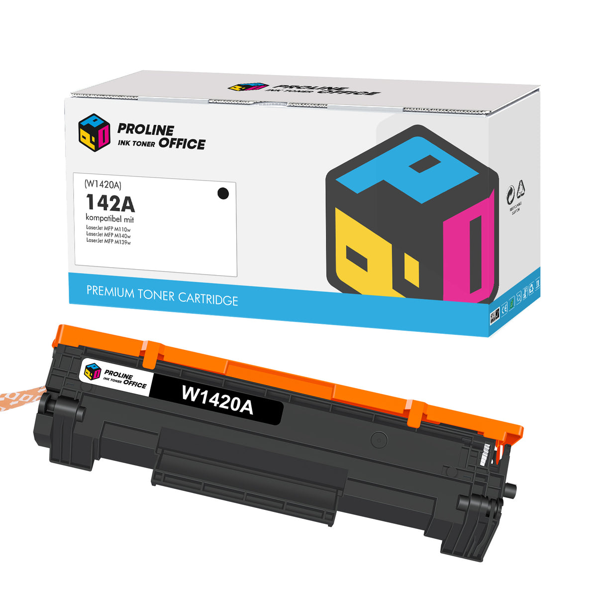 Kompatibel HP LaserJet MFP M140w Toner Schwarz- HP 142A Toner