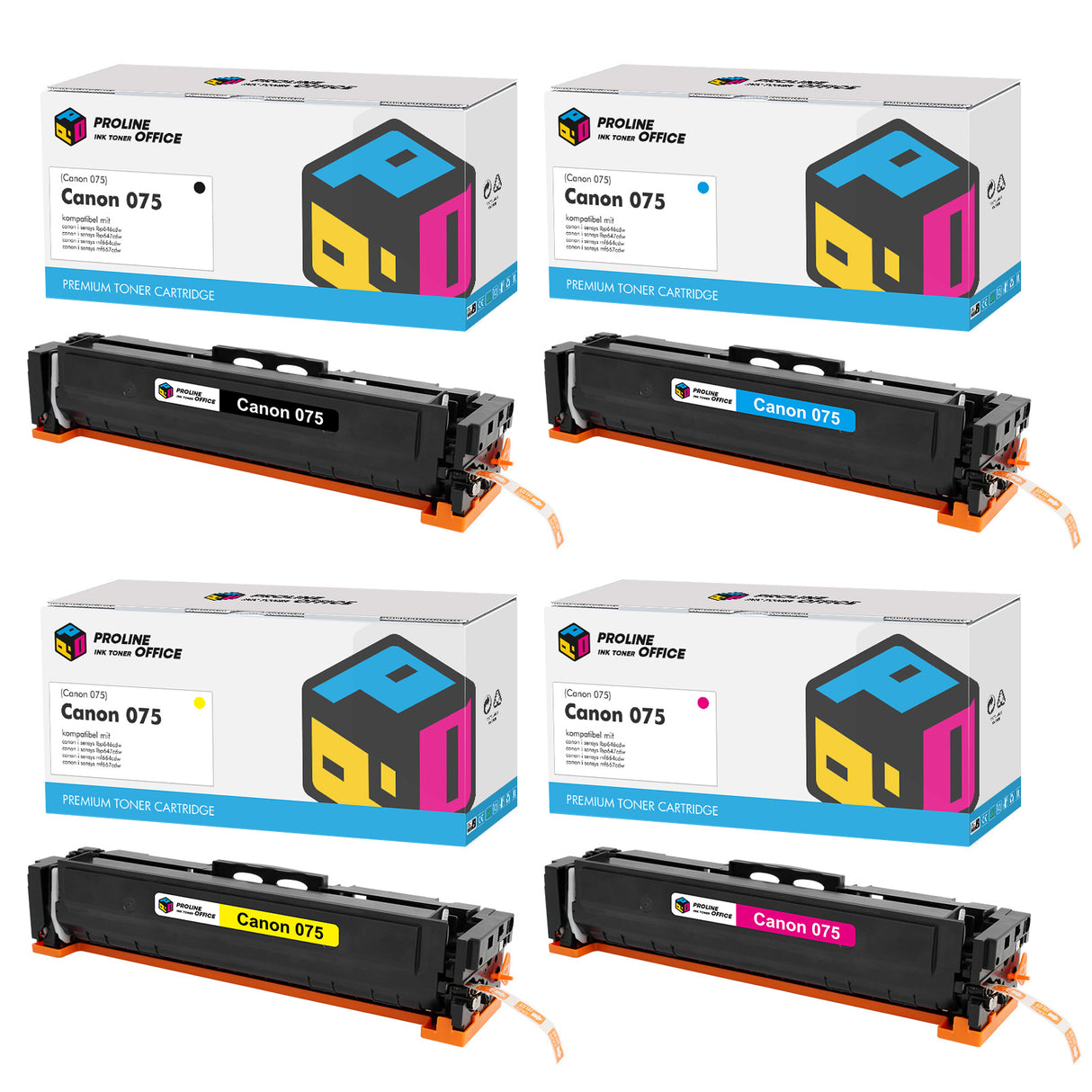Kompatibel Canon i-SENSYS MF664Cdw Toner 4PK
