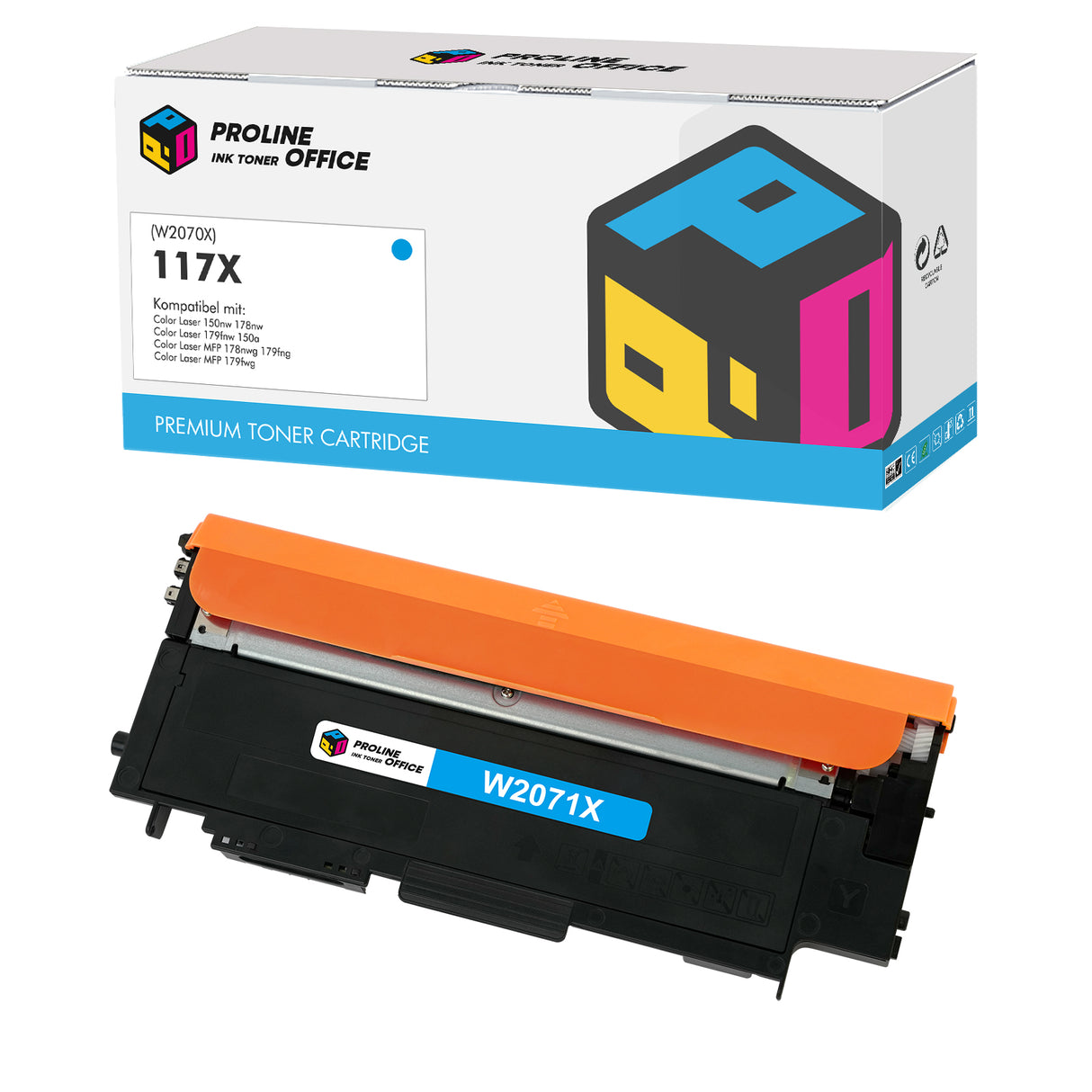 Proline_HP_117X_Cyan_Toner
