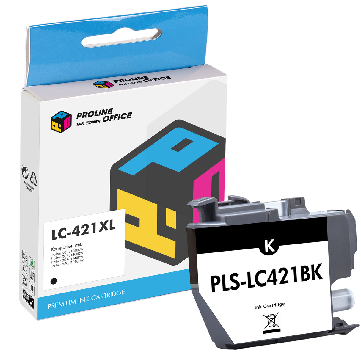 Brother LC-421XLBK Druckerpatrone Schwarz