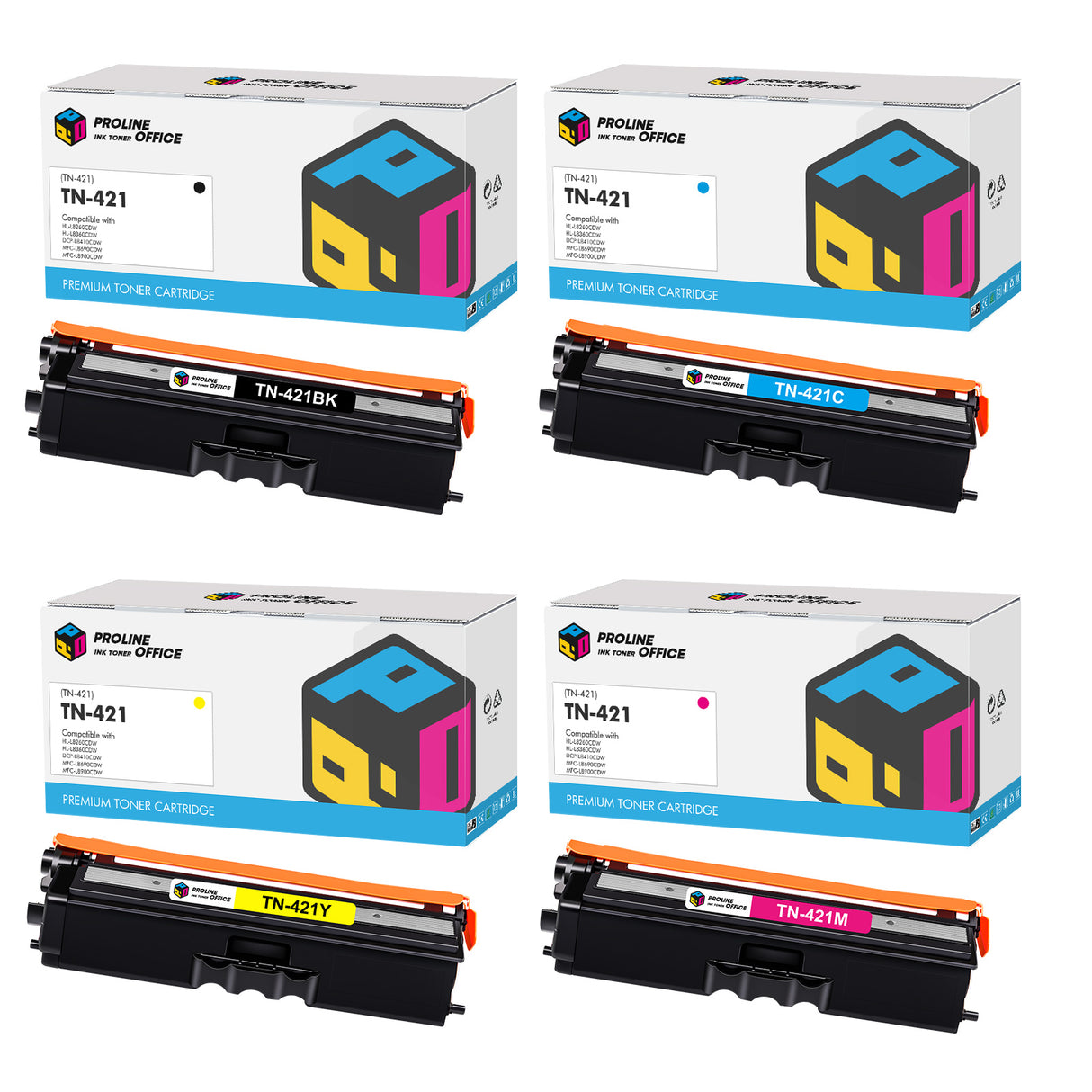 Kompatibel Brother MFC-L8690CDW Toner Set