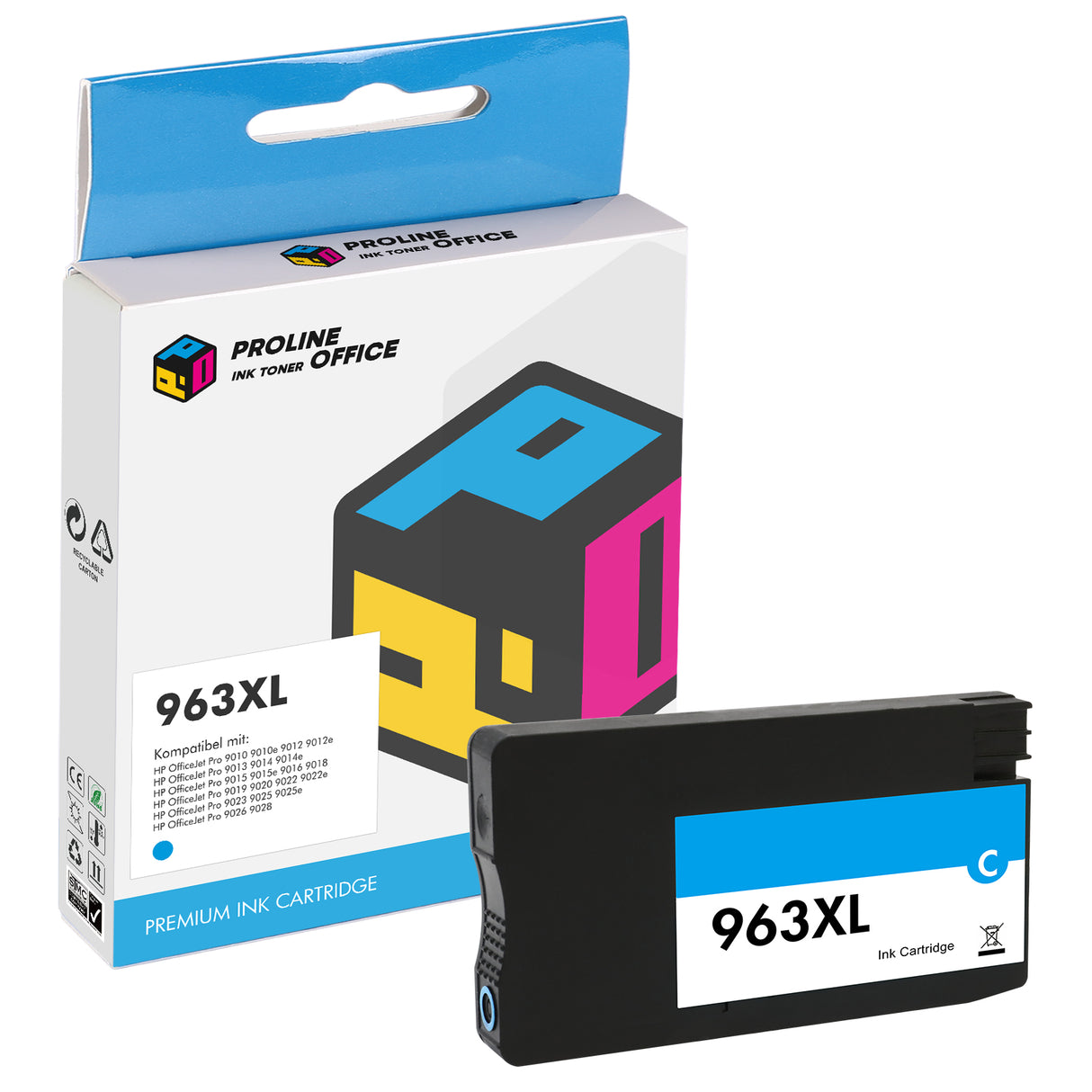 HP 963/963XL Printer Cartridge Cyan