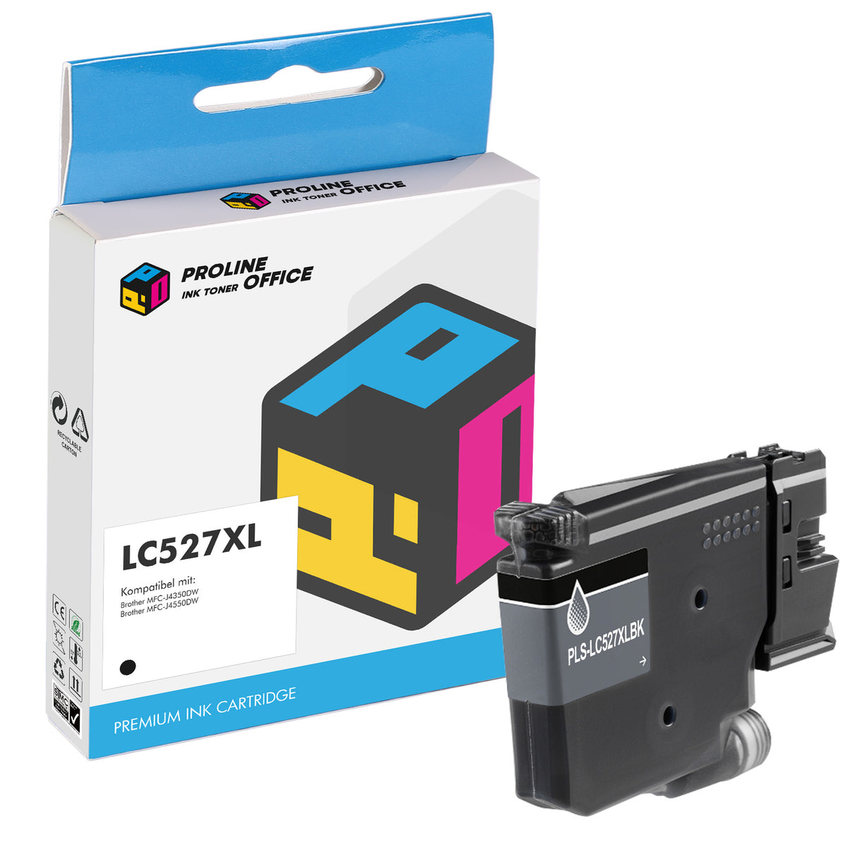 Kompatibel Brother LC-527XLBK Druckerpatrone Schwarz