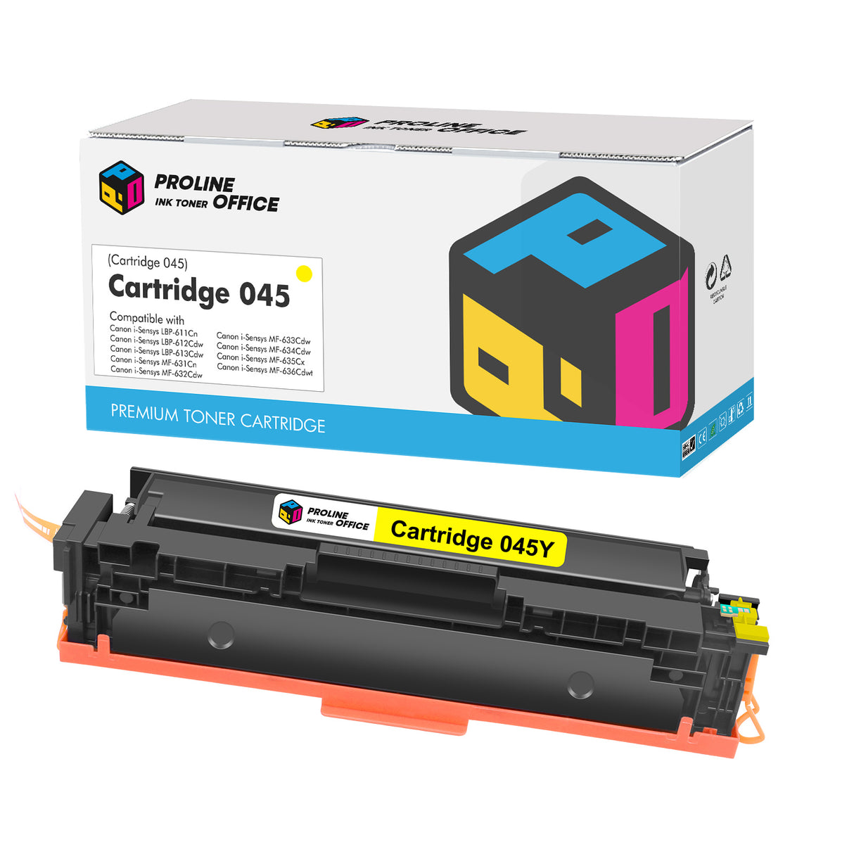 Kompatibel Canon 045 Toner Gelb