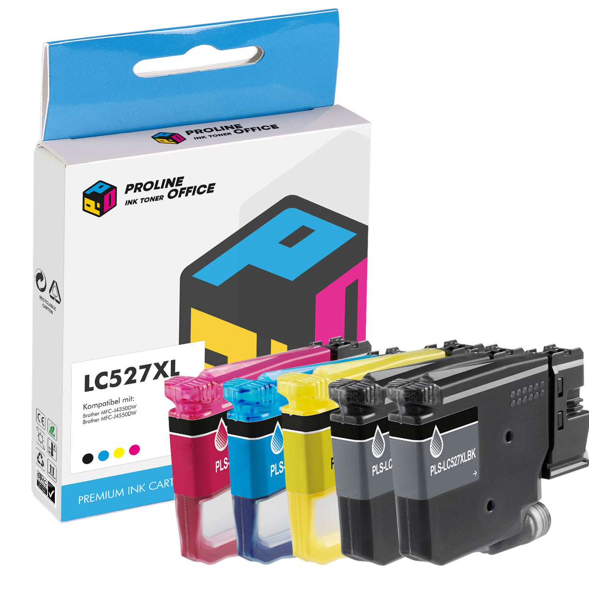 Kompatibel Brother MFC-J4550DW Druckerpatronen set 5PK
