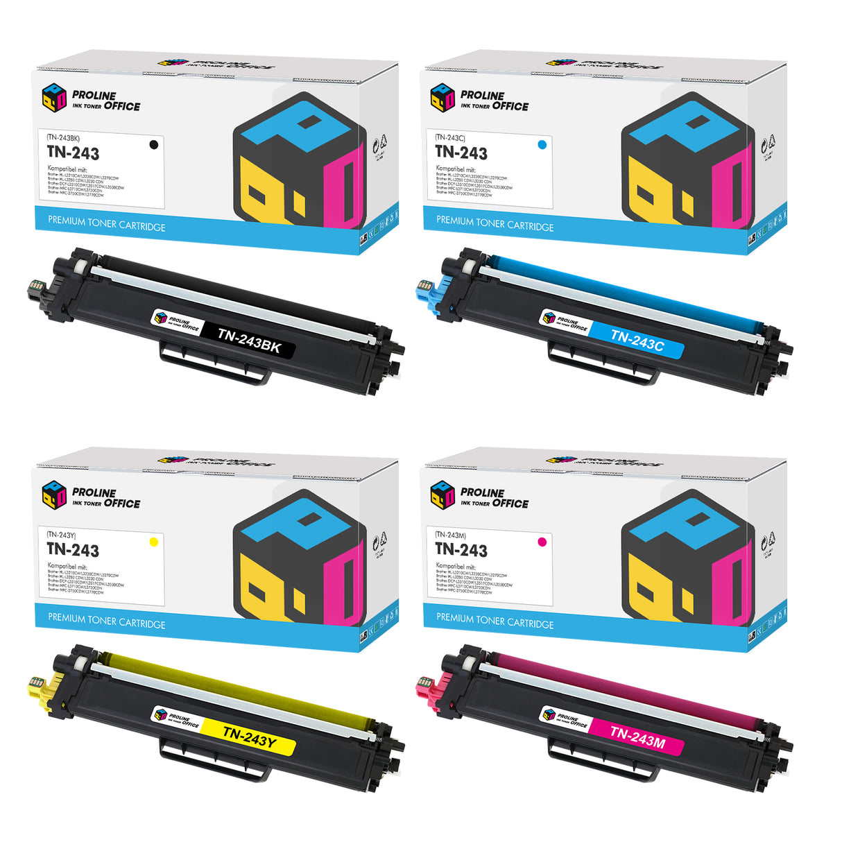 Brother DCP-L3510CDW Toner 4PK