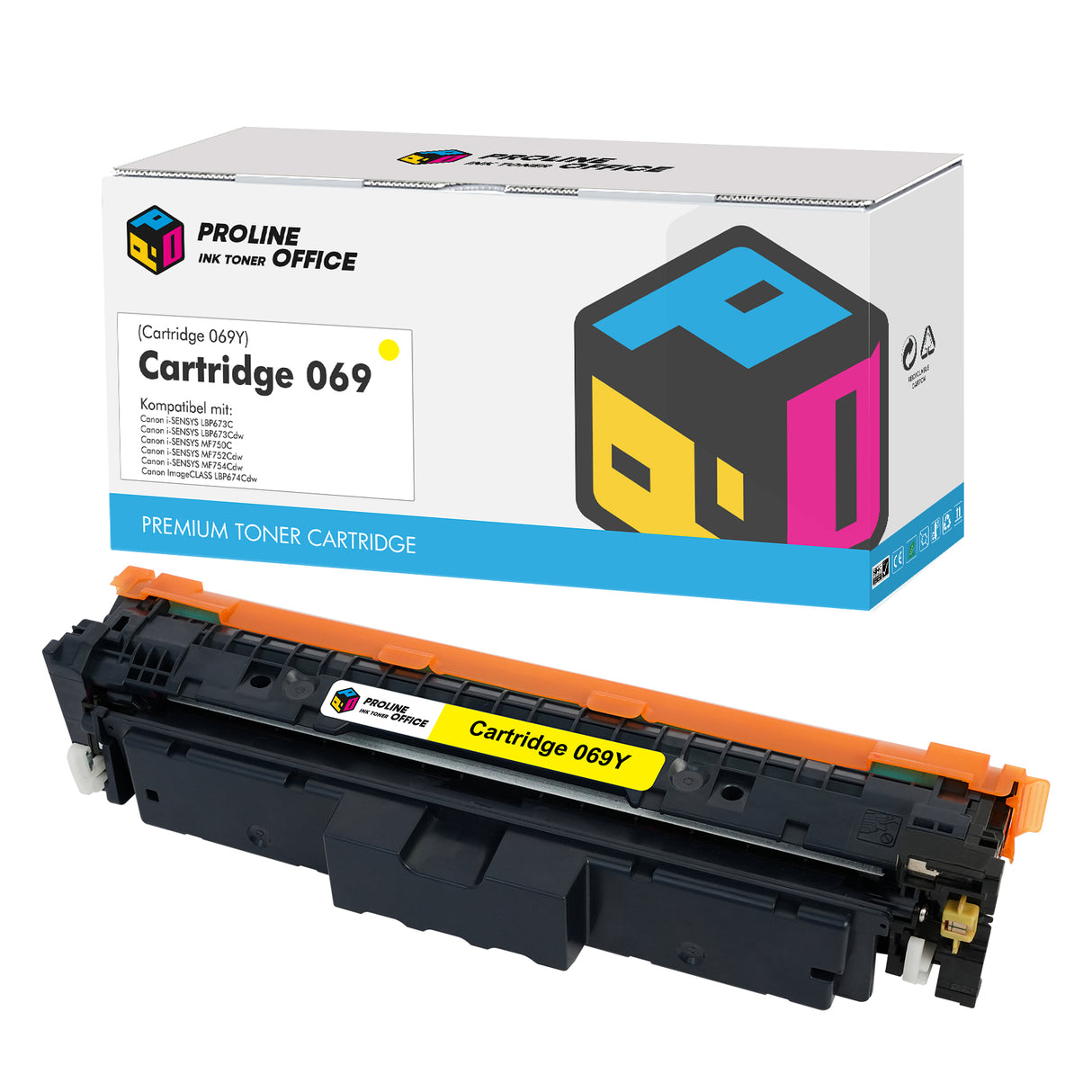 Canon 069 Toner Gelb