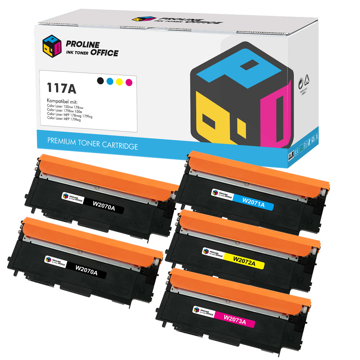 HP Color Laser MFP 179fwg Toner 5pk