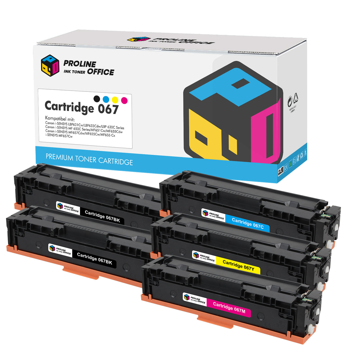 canon 067 toner 5pk