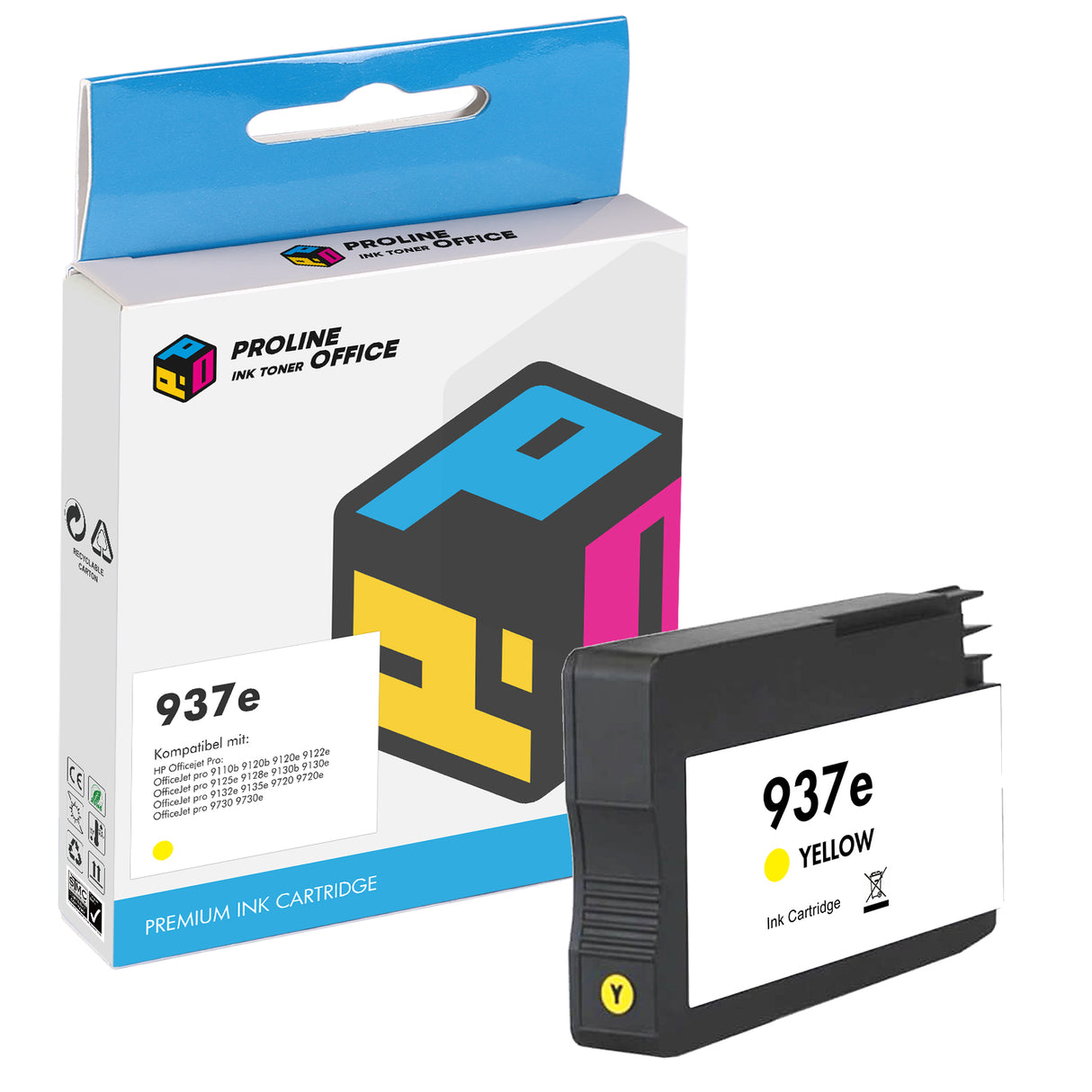 hp937 Druckerpatrone Gelb