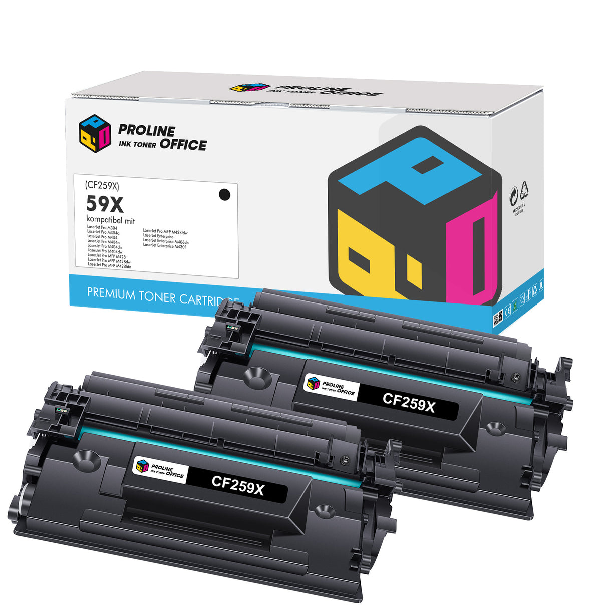 Kompatibel HP LaserJet Pro MFP M428dw Toner 2PK