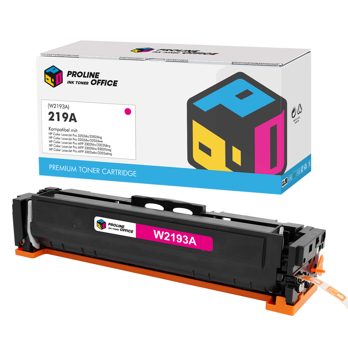 Kompatibel HP 219A Toner Magenta W2193A