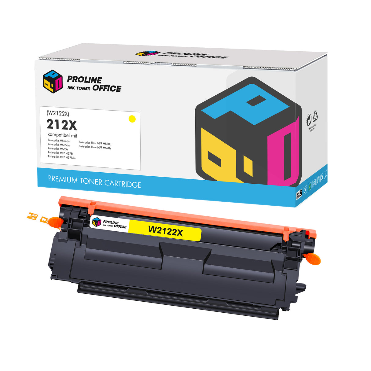 Kompatibel HP 212X Toner Gelb
