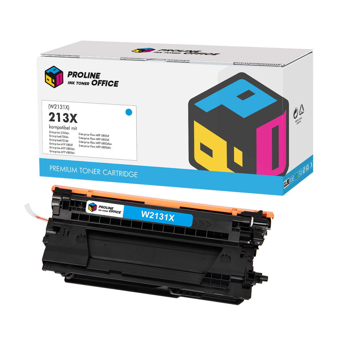 Kompatibel HP 213X Toner Cyan