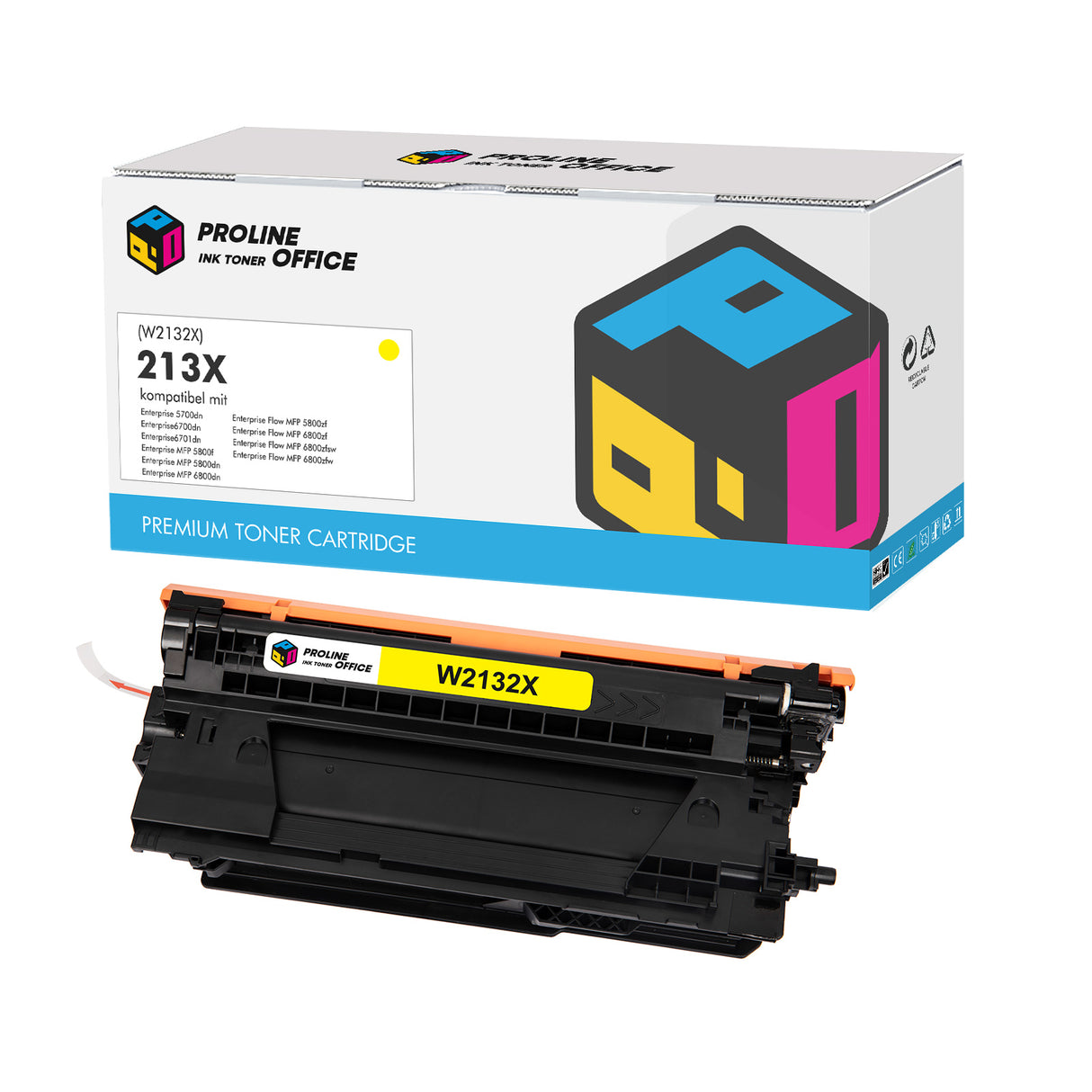 Kompatibel HP 213X Toner Gelb