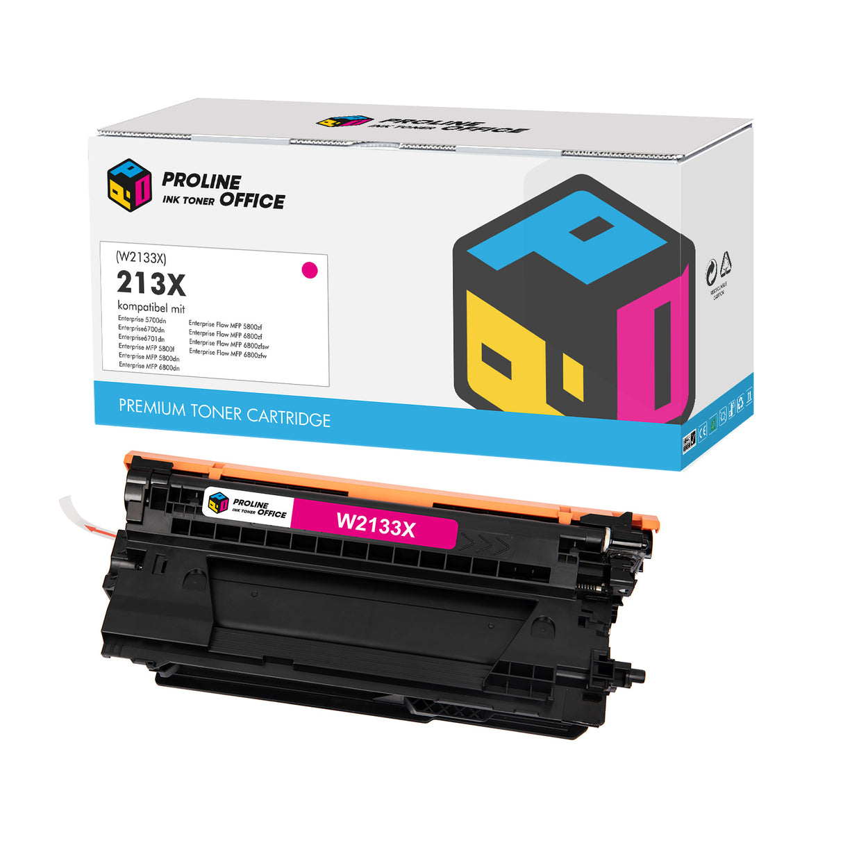 Kompatibel HP 213X Toner Magenta