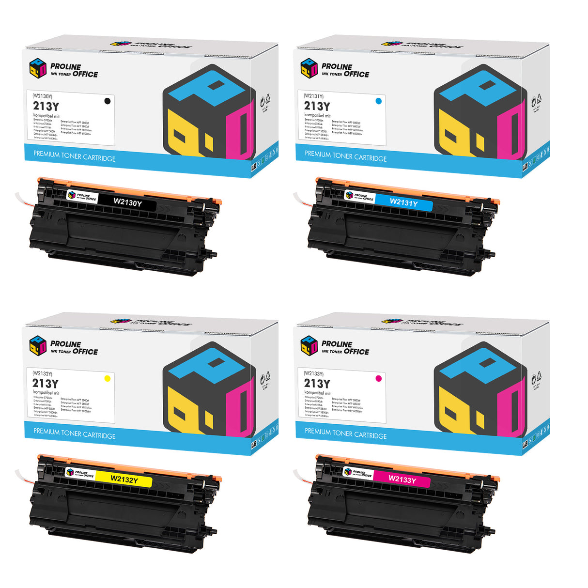 Kompatibel HP 213Y Toner Multipack