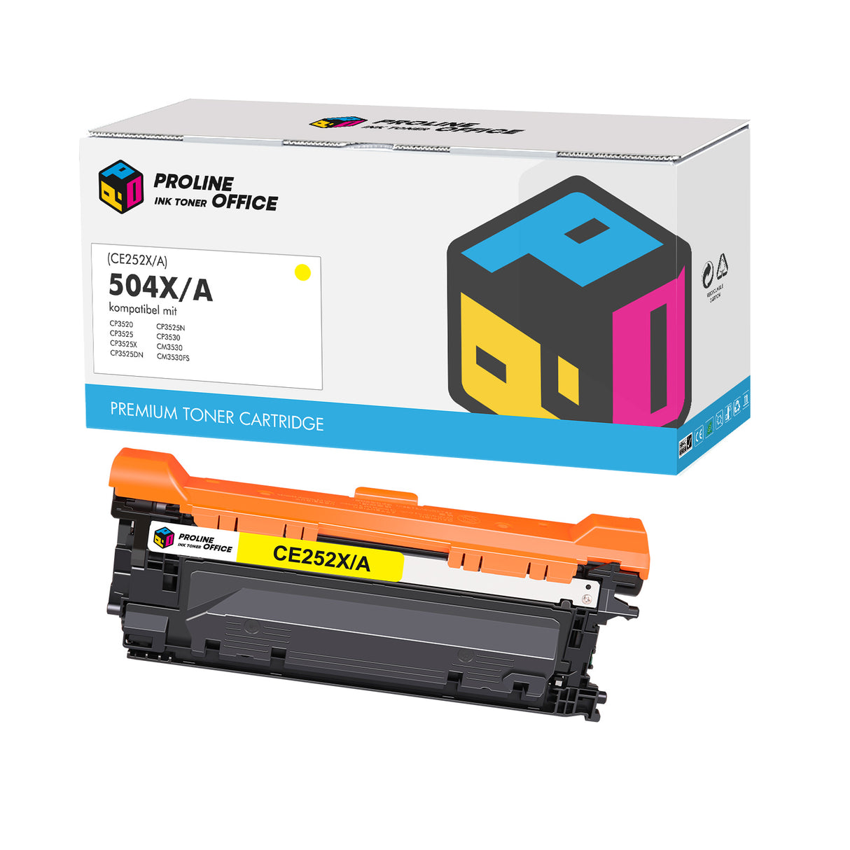Kompatibel HP 504A Toner Gelb