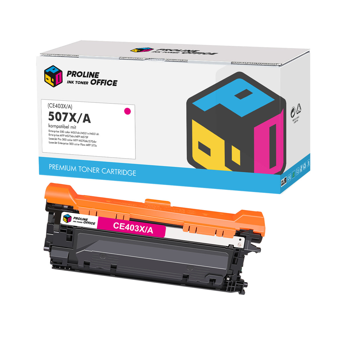Kompatibel HP 507A Toner Magenta