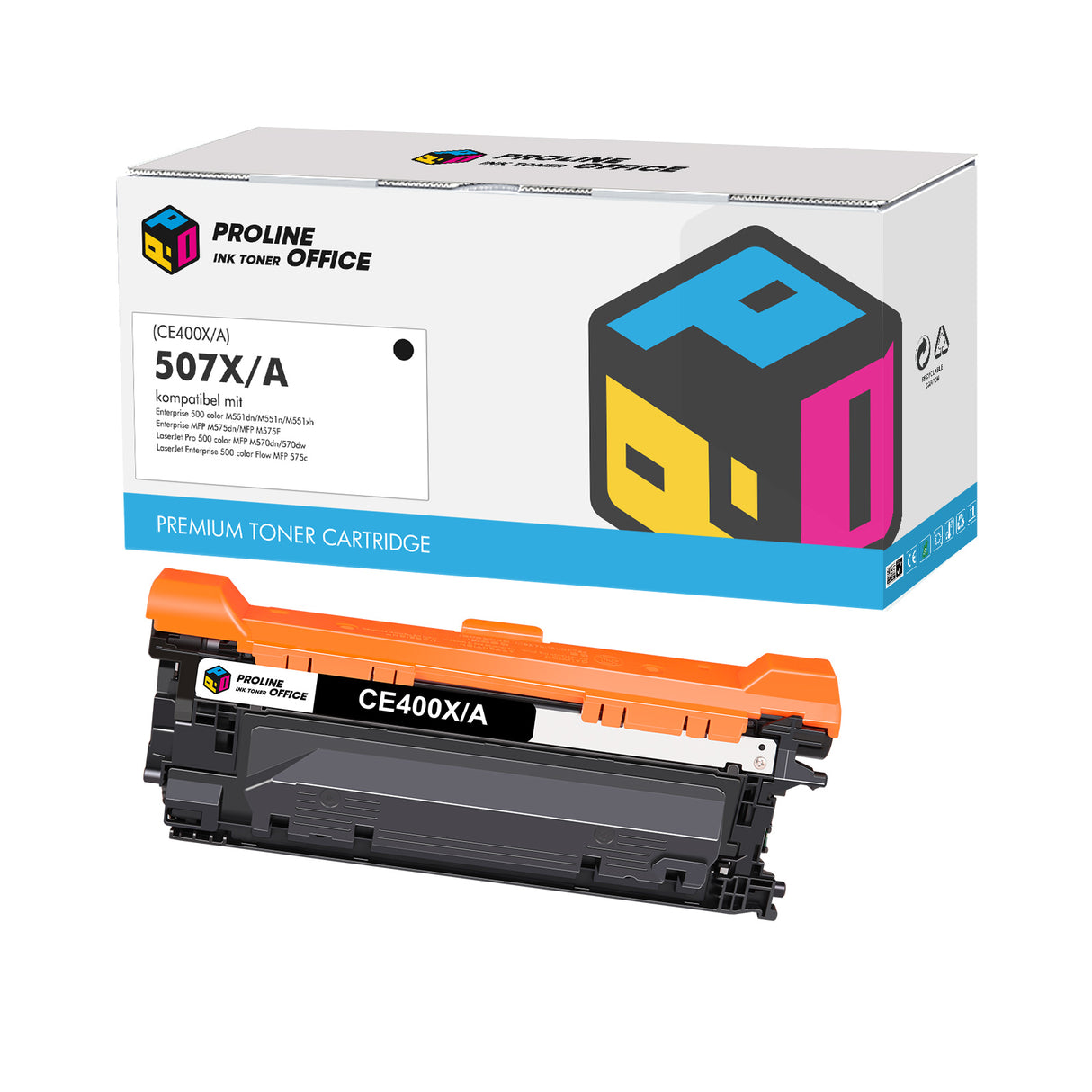 Kompatibel HP 507X Toner Schwarz