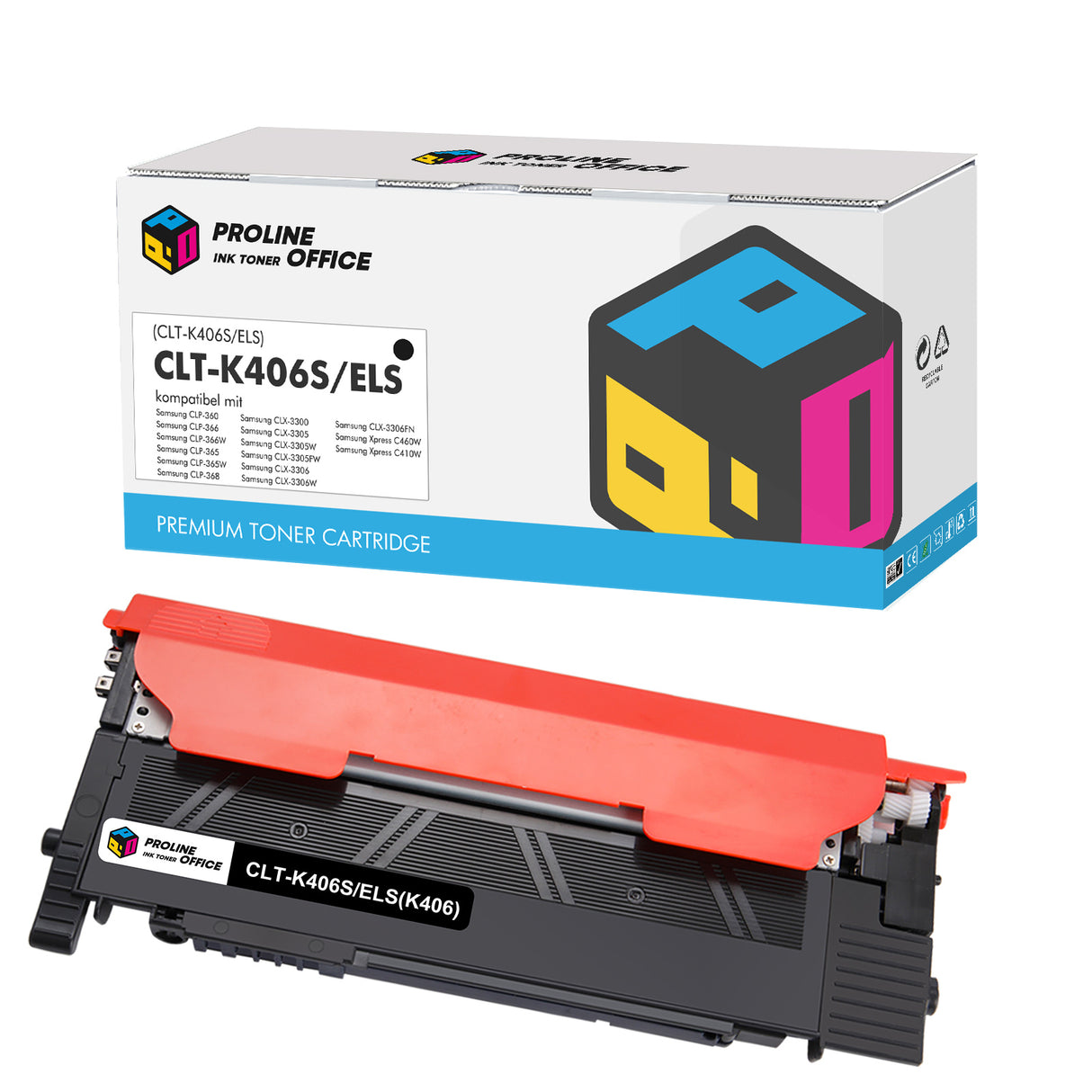 Kompatibel Samsung CLT-K406S Toner Schwarz