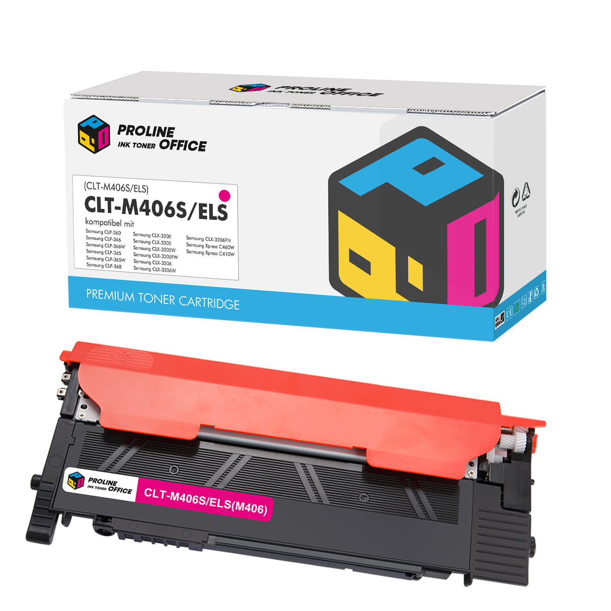 Kompatibel Samsung CLT-M406S Toner Magenta