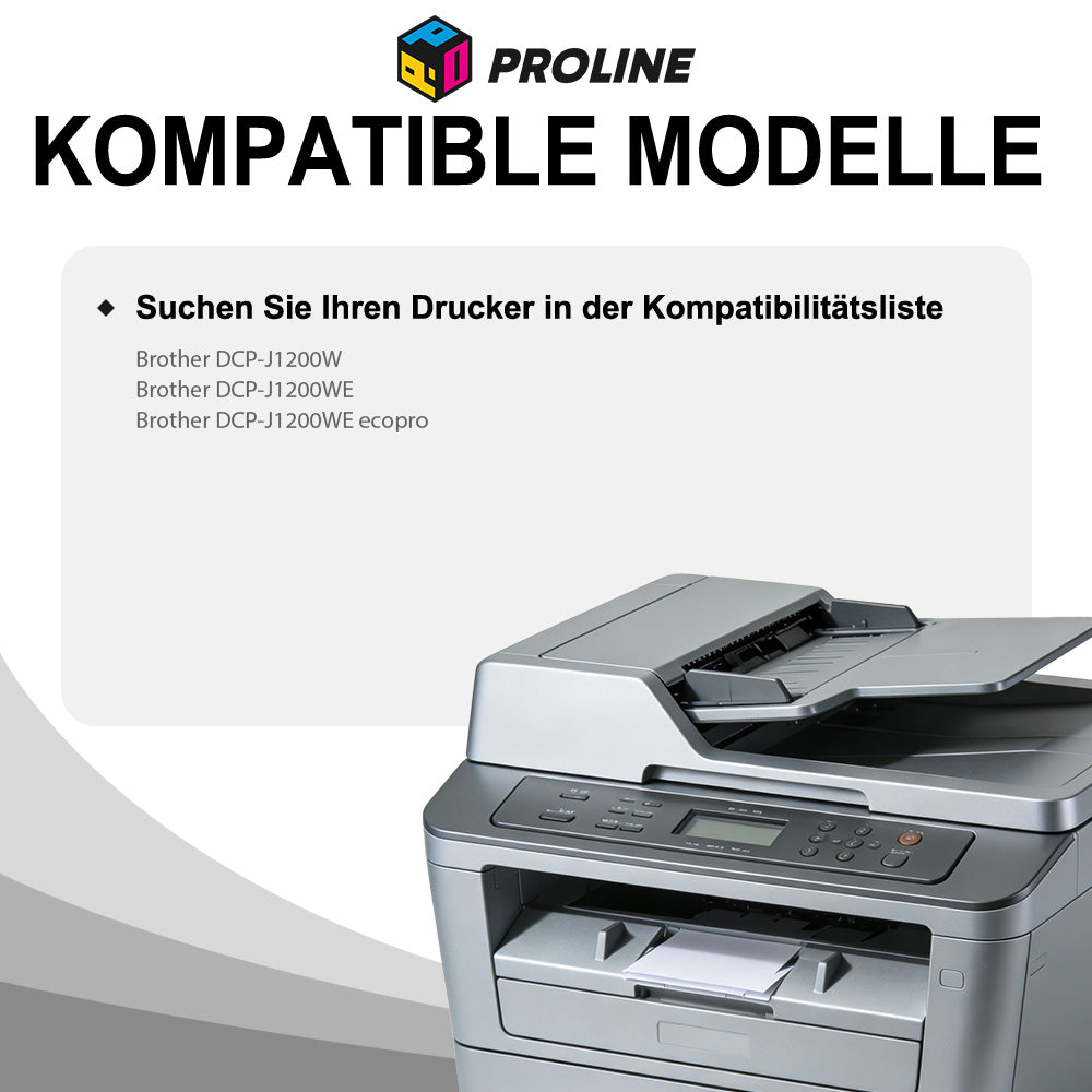 Kompatibel Brother DCP-J1200WE ecopro Druckerpatronen - Brother LC424 LC-424 Druckerpatronen