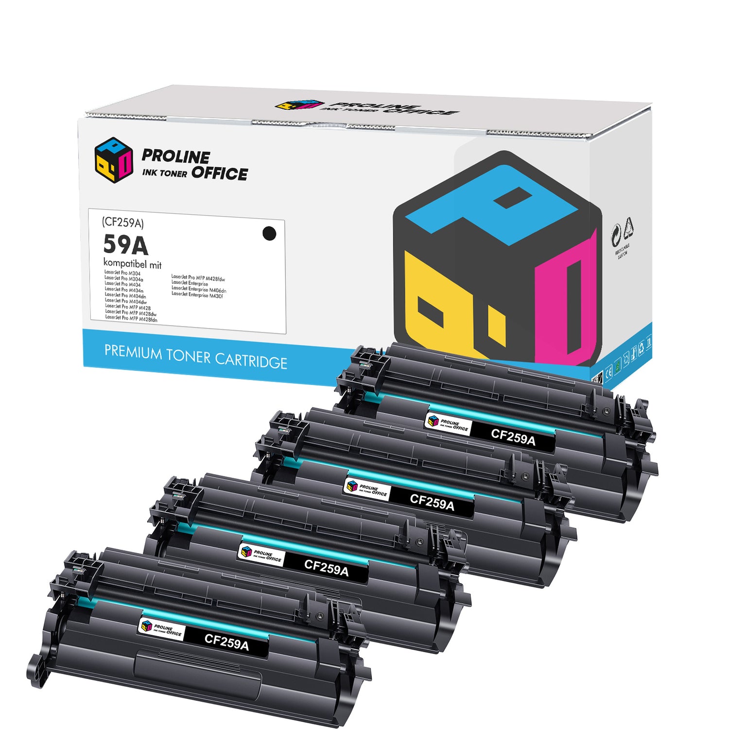 Kompatibel HP LaserJet Pro MFP M428dw Toner 4PK