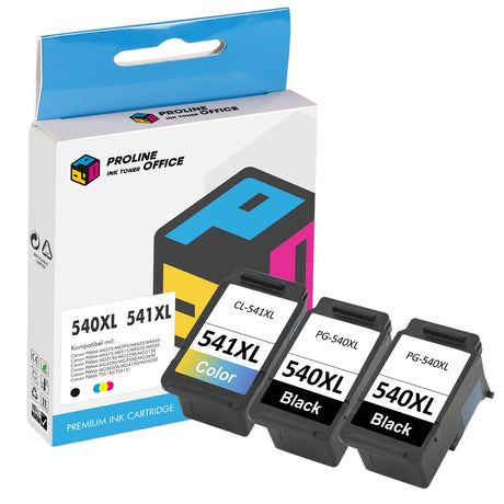 Canon 540XL 541XL 3PK