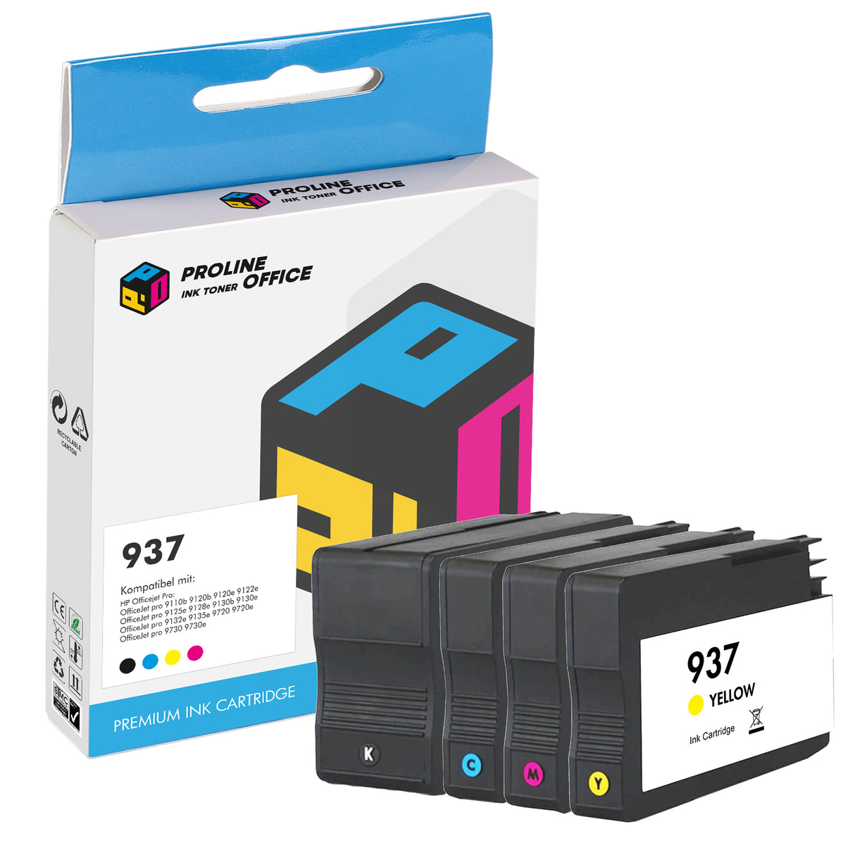 Kompatibel HP Officejet Pro 9110b Druckerpatronen
