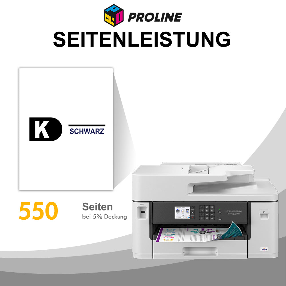 Kompatibel Brother LC-422BK LC-422XLBK LC422BK LC422XLBK Druckerpatrone Schwarz