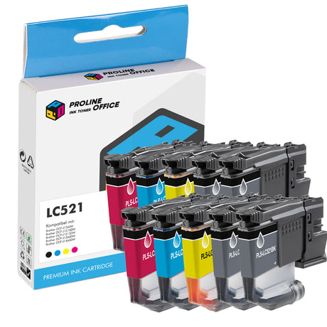 Brother LC521 LC-521 10PK