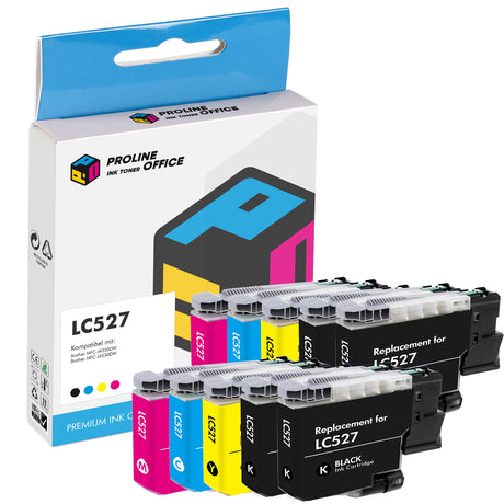 Kompatibel Brother LC527 LC-527 Druckerpatronen 10er-Pack