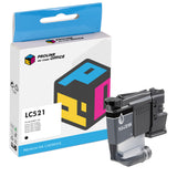 Kompatibel Brother LC-521BK Druckerpatrone Schwarz
