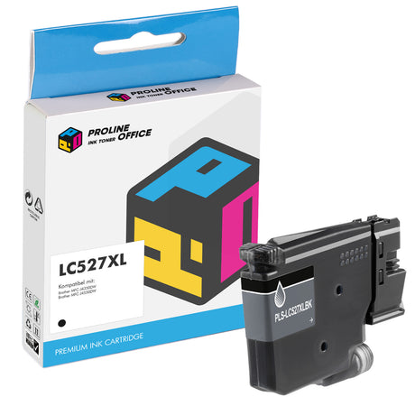 Kompatibel Brother LC-527XLBK Druckerpatrone Schwarz