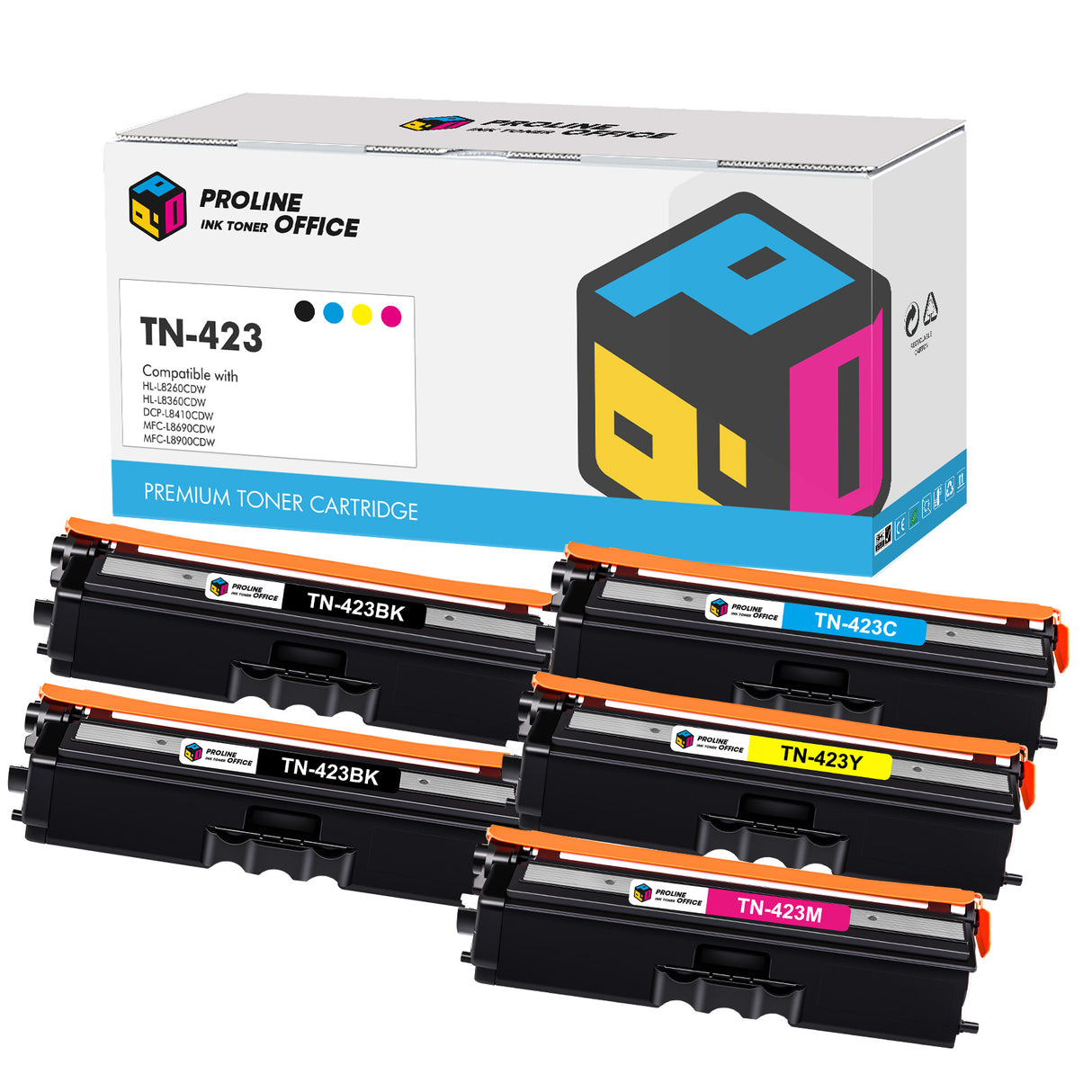 Kompatibel Brother MFC-L8690CDW Toner 5PK