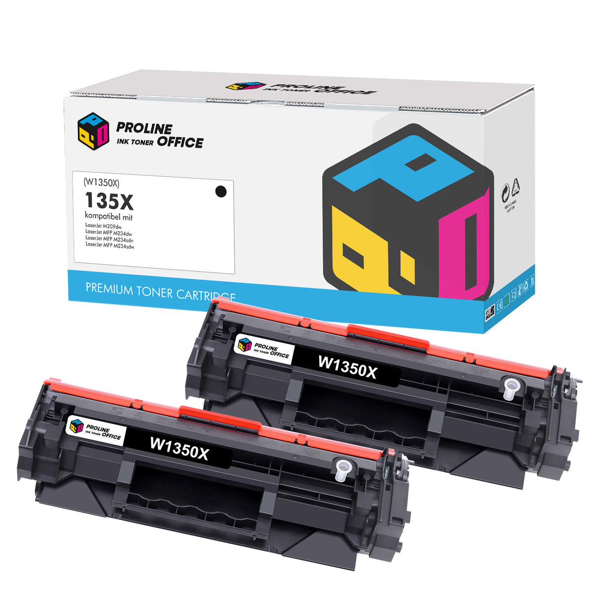 Kompatibel HP 135X(W1350X) Toner 2PK