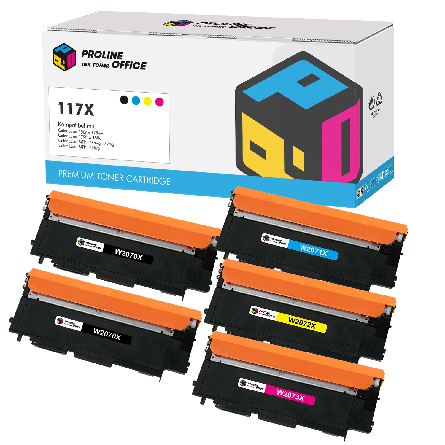 HP Color Laser MFP 179fwg Toner 5pk
