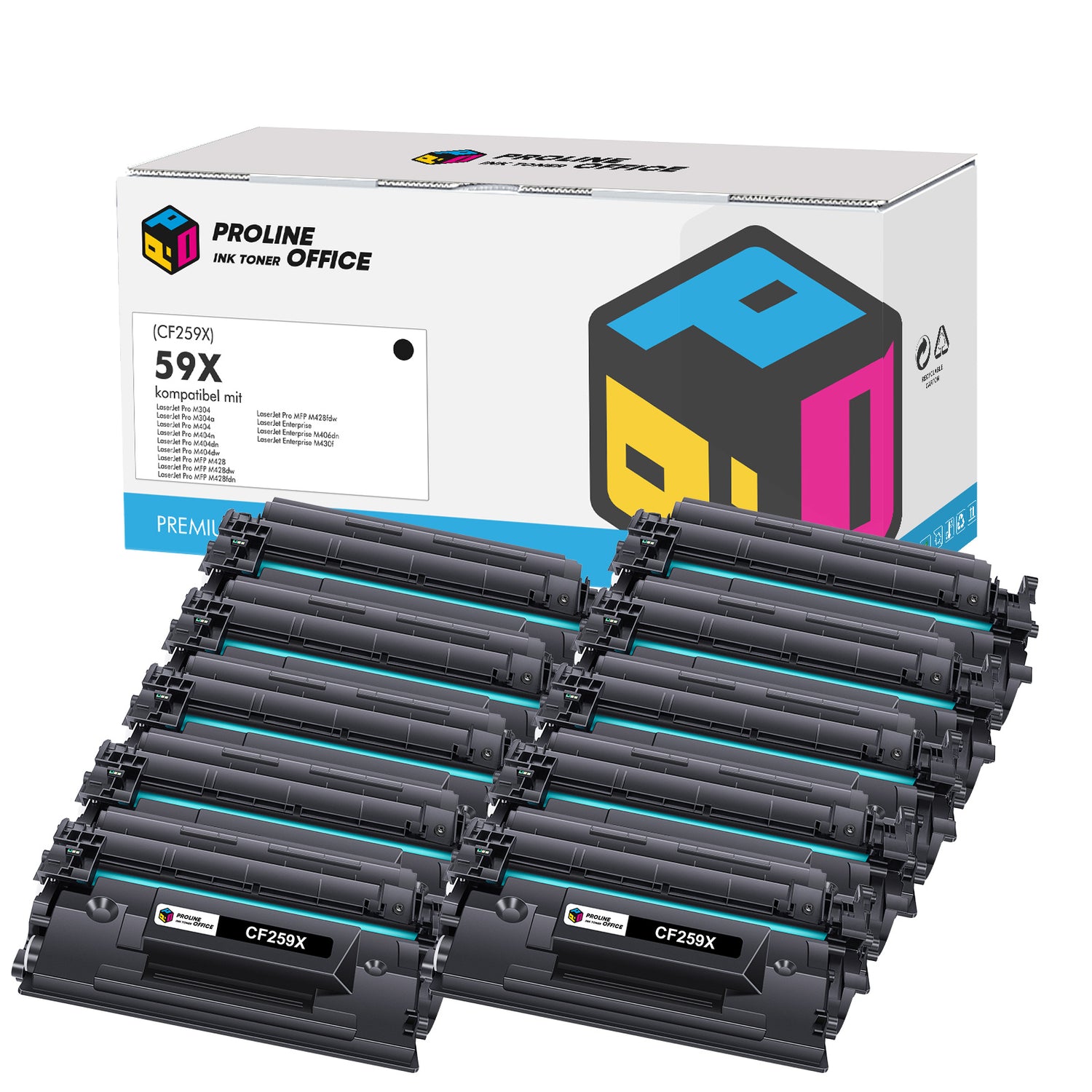 Kompatibel HP LaserJet Pro MFP M428fdw Toner 10PK