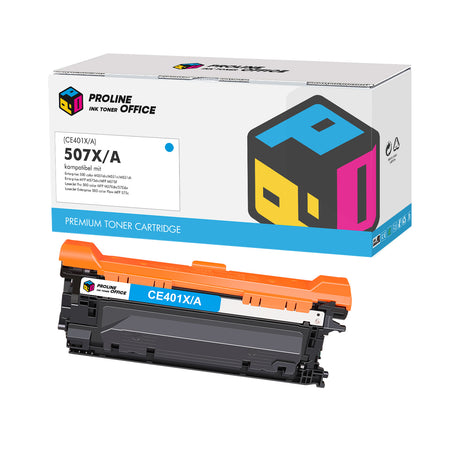 Kompatibel HP 507A Toner Patronen Cyan