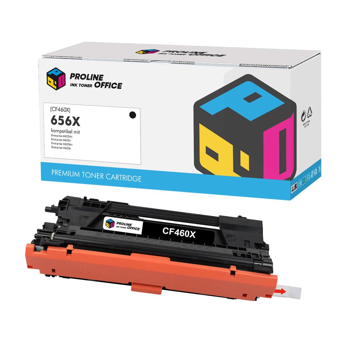 Kompatibel HP 656X Toner Patronen Schwarz