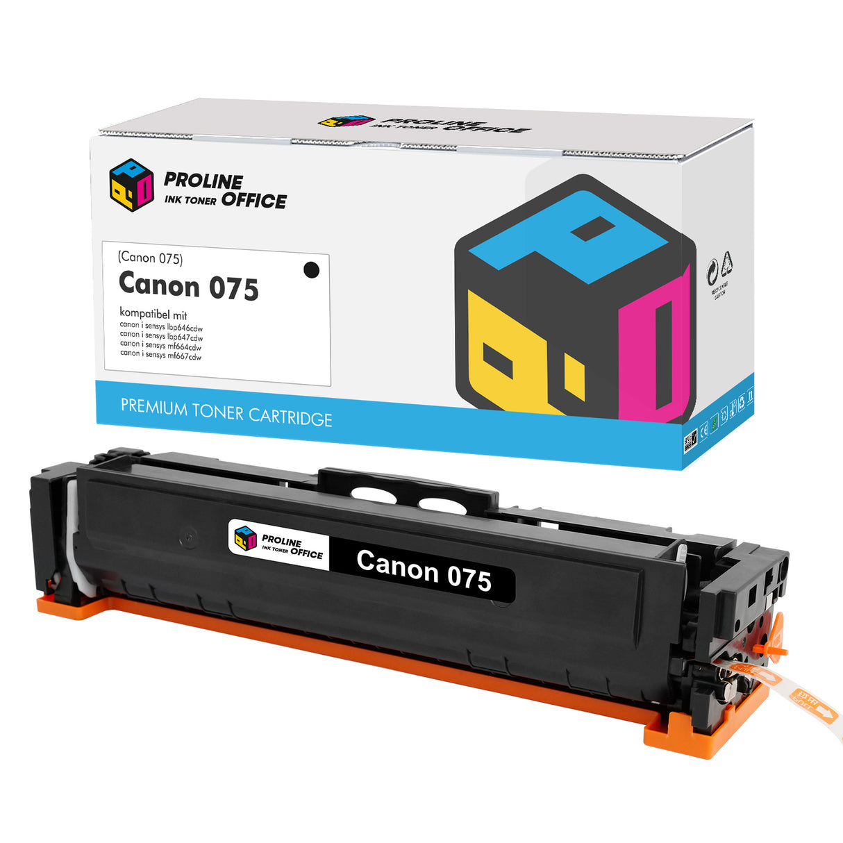 Kompatibel Canon 075 Toner Patronen Schwarz